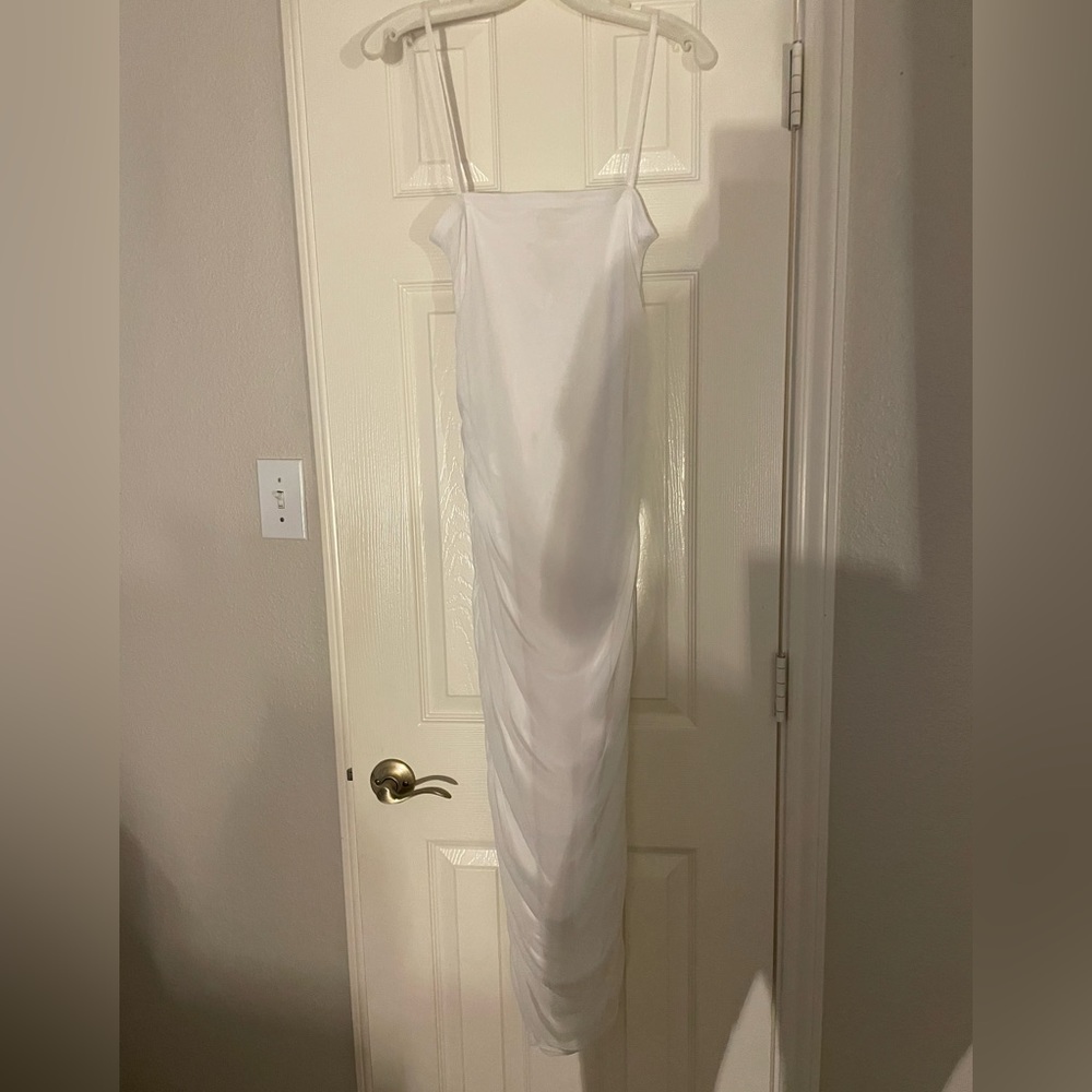 Pretty Little Thing midi form fitting dress